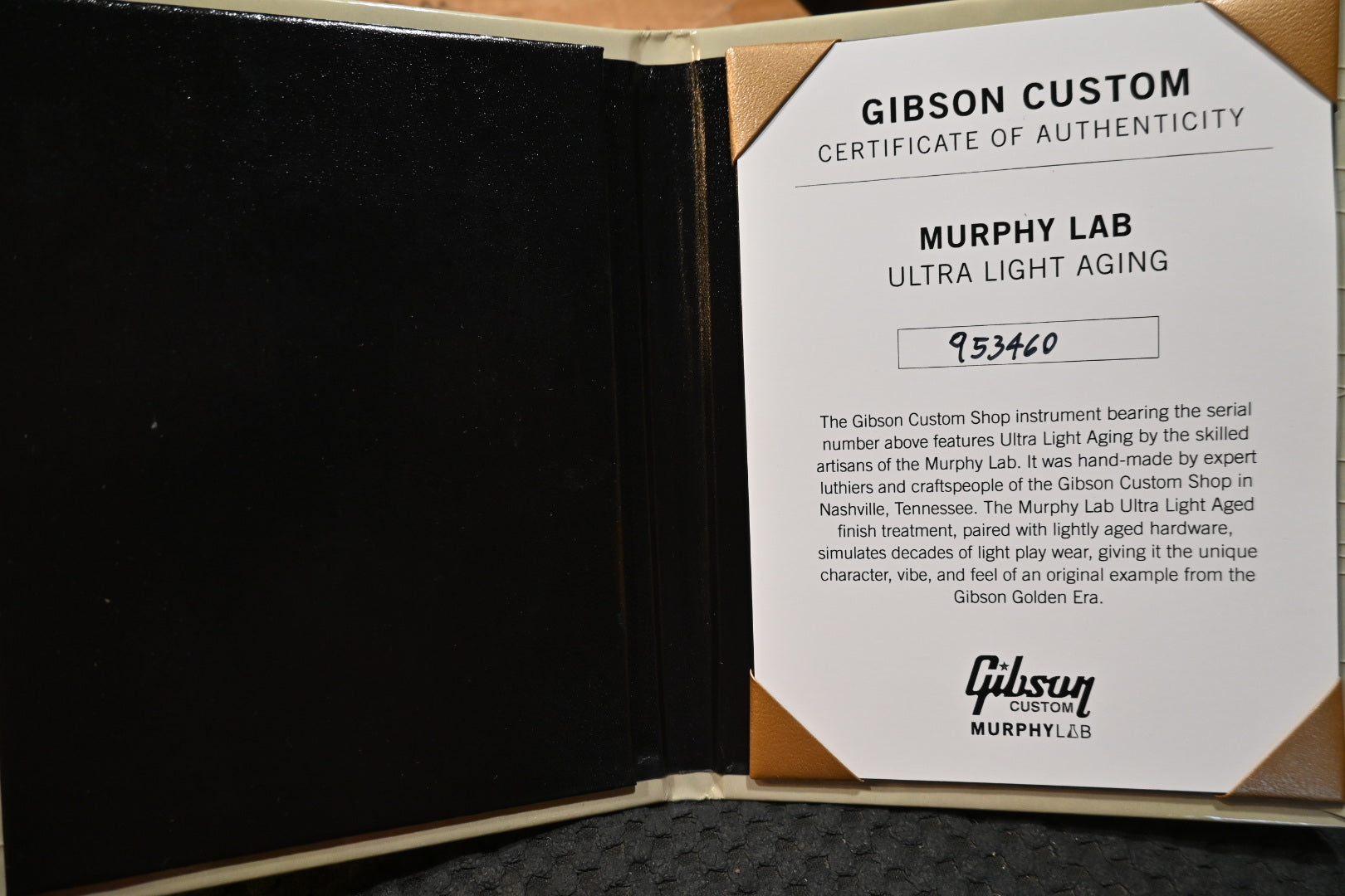 Gibson Custom Shop 1959 Les Paul Standard Reissue Brazilian Fingerboard Murphy Lab Ultra Light Aged - Dirty Lemon Guitar #3460 - Danville Music