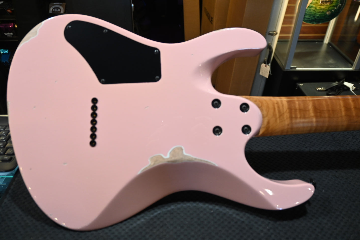 Suhr Custom Modern 7 Antique - Shell Pink Guitar #3351