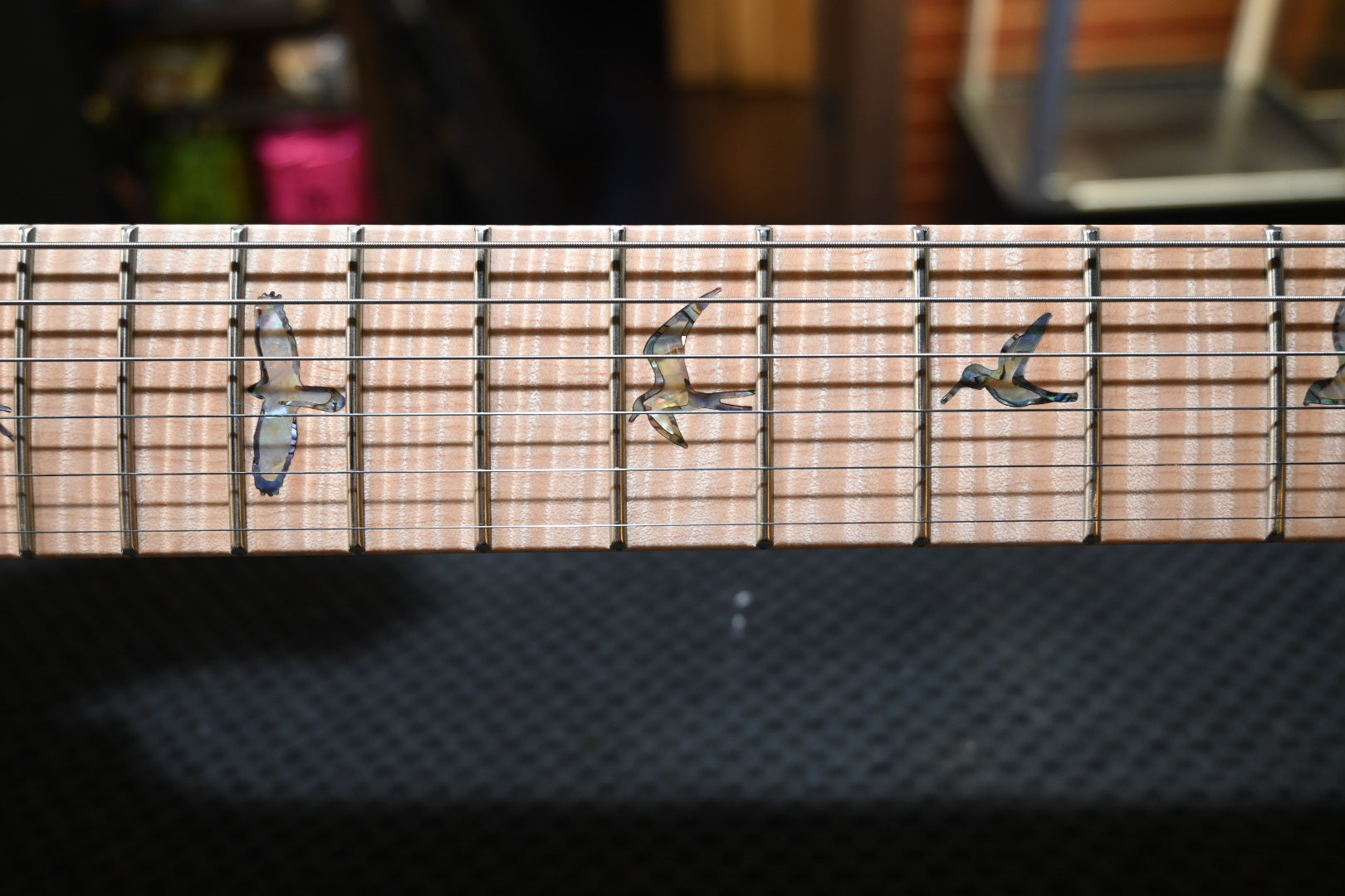PRS Wood Library Special Semi-Hollow 10-Top Quilt Swamp Ash - Blue Fade Guitar #5198 - Danville Music
