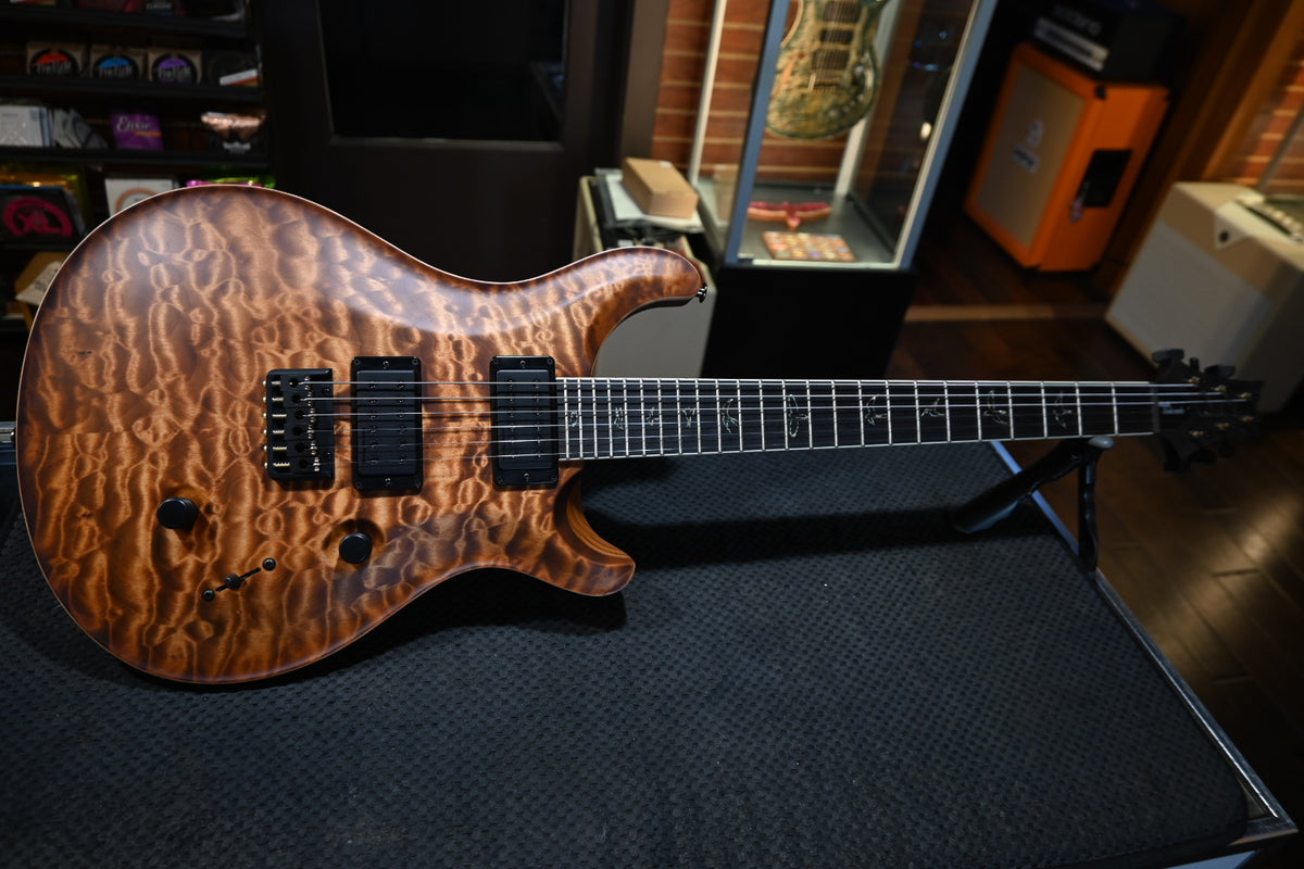 PRS Wood Library Holcomb 10-Top Quilt - Copperhead Burst Satin Guitar #0608