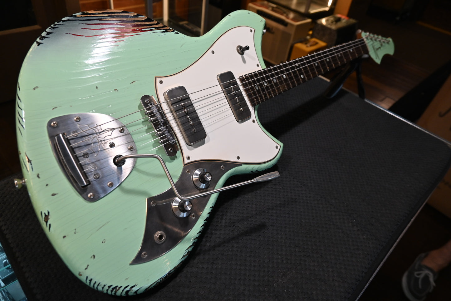 Novo Serus J Limited - Surf Green over '64 3-Tone Burst Guitar #6593