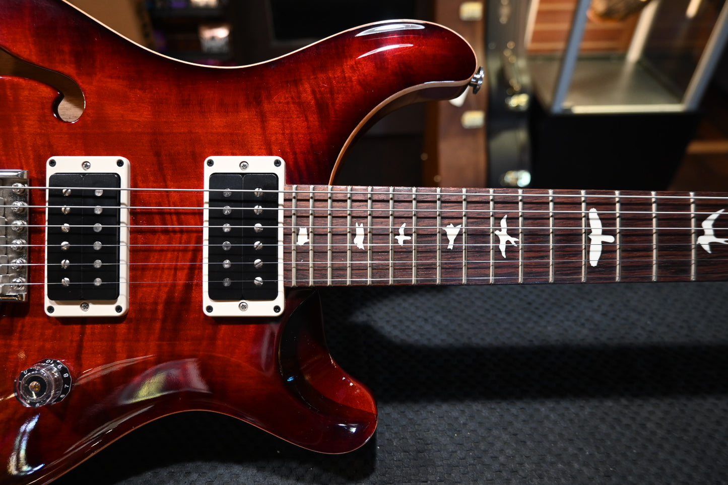 PRS CE 24 Semi-Hollow 2021 - Fire Red Guitar #4767