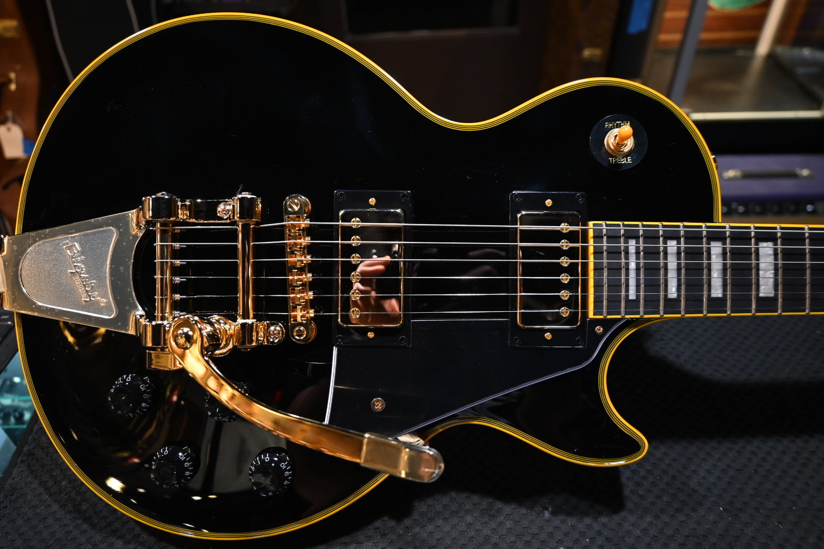 Epiphone Joe Bonamassa 1959 Les Paul Custom - Ebony Guitar #7419 - Danville Music
