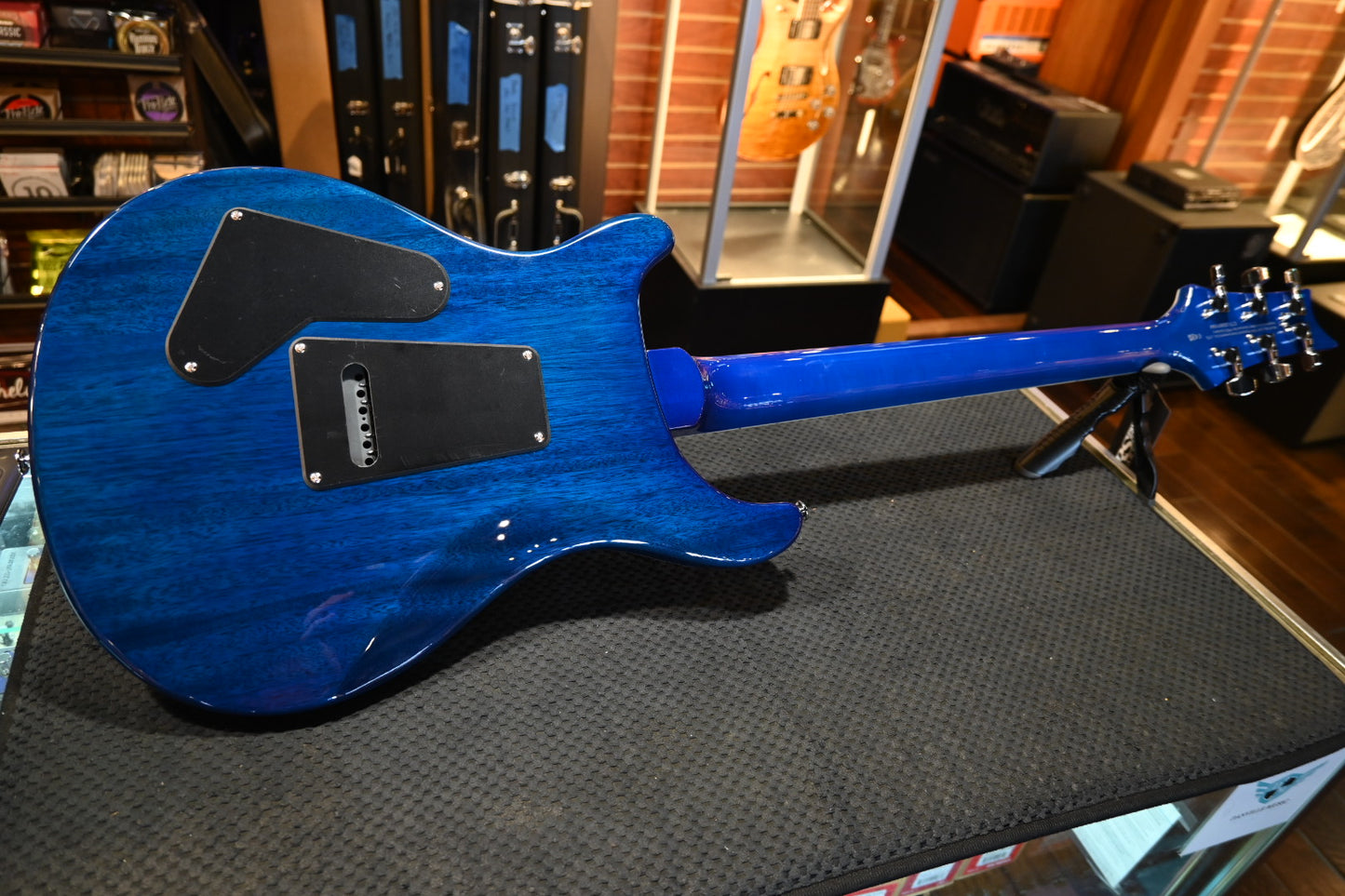 PRS SE Custom 24-08 Quilt - Lake Blue Guitar #1184