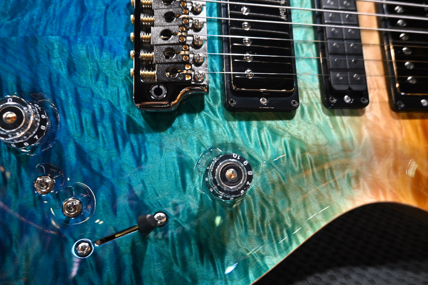 PRS Wood Library Special Semi-Hollow Danville Music 35th Anniversary Artist Top - Beach Fade Guitar #5865