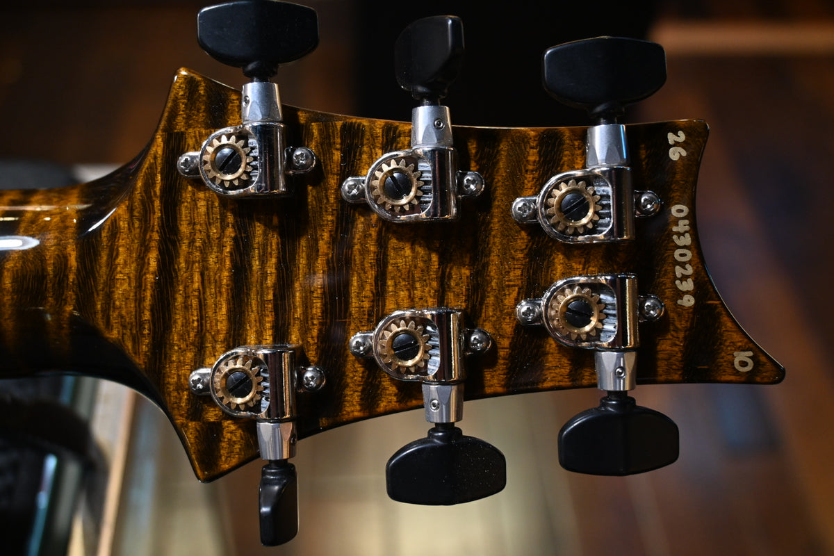 PRS Wood Library Custom 24 Stoptail Limited Edition 10-Top - Tiger Eye Guitar #0239