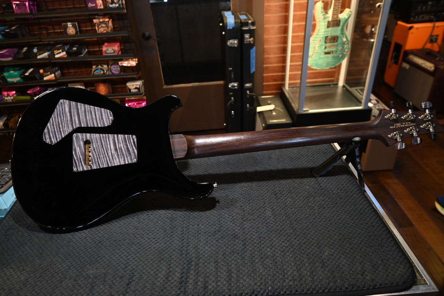 PRS Wood Library Custom 24-08 2024 - Charcoal Burst Guitar #0447 - Danville Music
