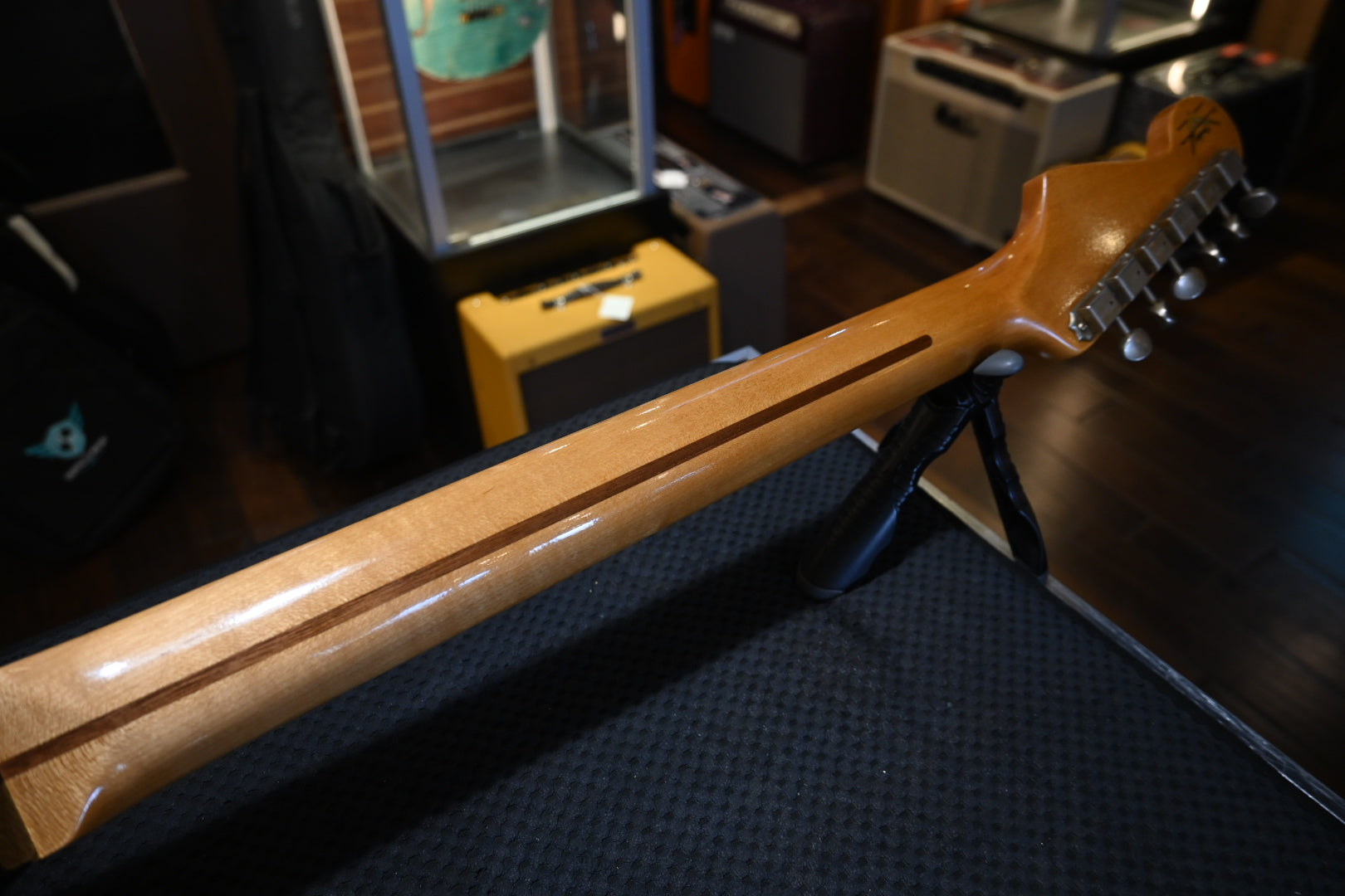 Fender Custom Shop 1955 Stratocaster Journeyman 2025 - Black Guitar #5969 - Danville Music