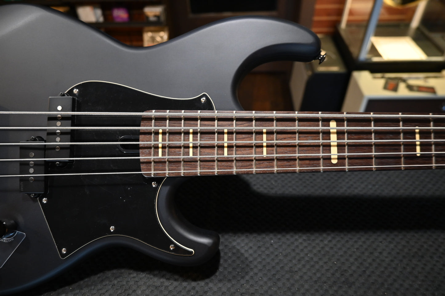 Yamaha BB735A 5-String - Trans Matte Black Bass Guitar #4121 - Danville Music