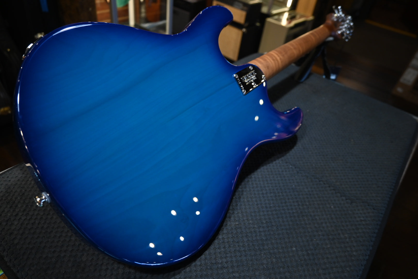 Music Man Steve Morse Morse Blue Burst Guitar 0792 | Danville Music