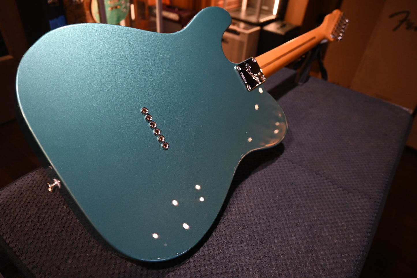 Fender American Professional Classic Telecaster - Faded Sherwood Green Metallic Guitar #8759