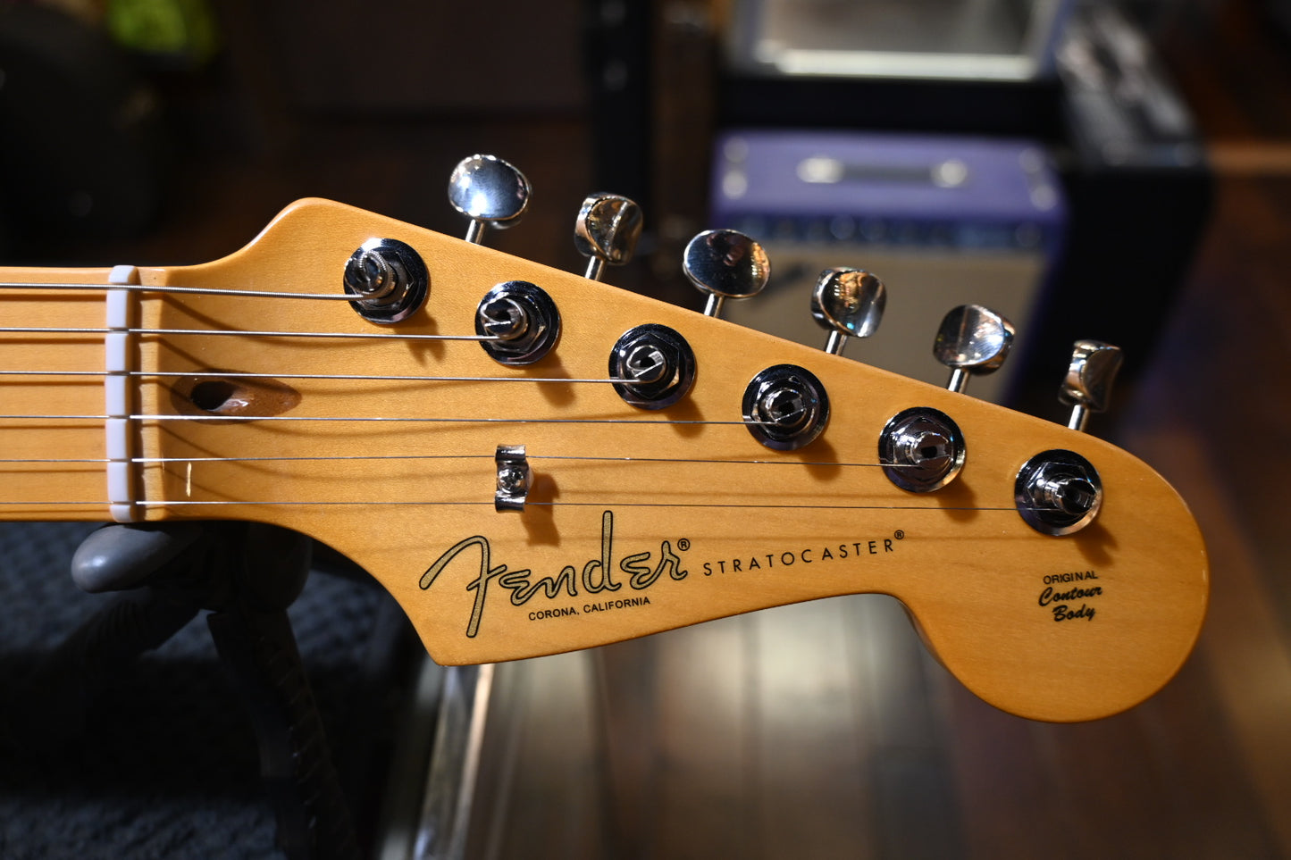 Fender American Professional Classic Stratocaster - Faded Firemist Gold Guitar #0216