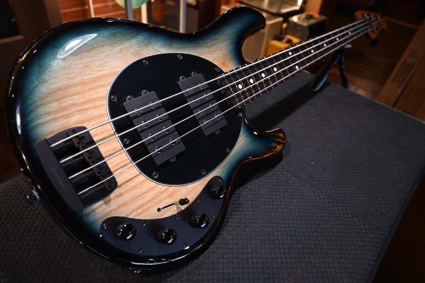 Music Man Stingray Special HH - Mean Blue Burst Bass #0962 - Danville Music