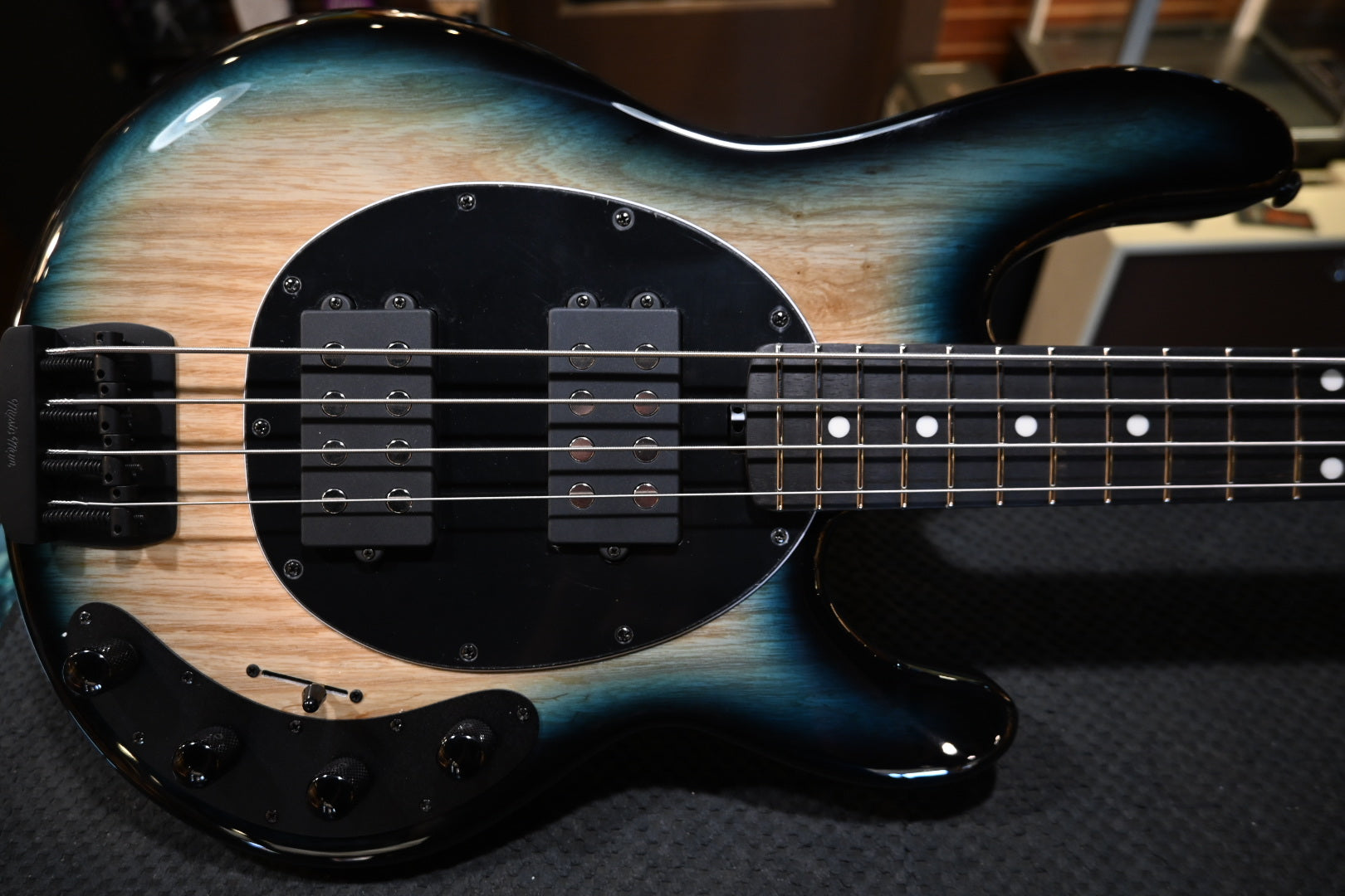 Music Man Stingray Special HH - Mean Blue Burst Bass #0962 - Danville Music