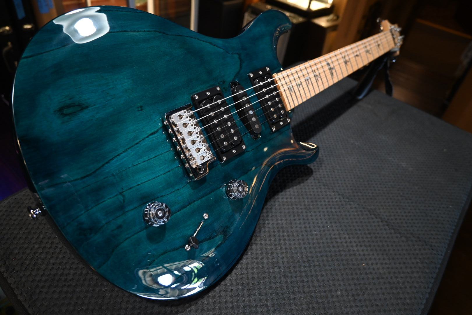 PRS SE Swamp Ash Special - Iri Blue Guitar #7884 - Danville Music