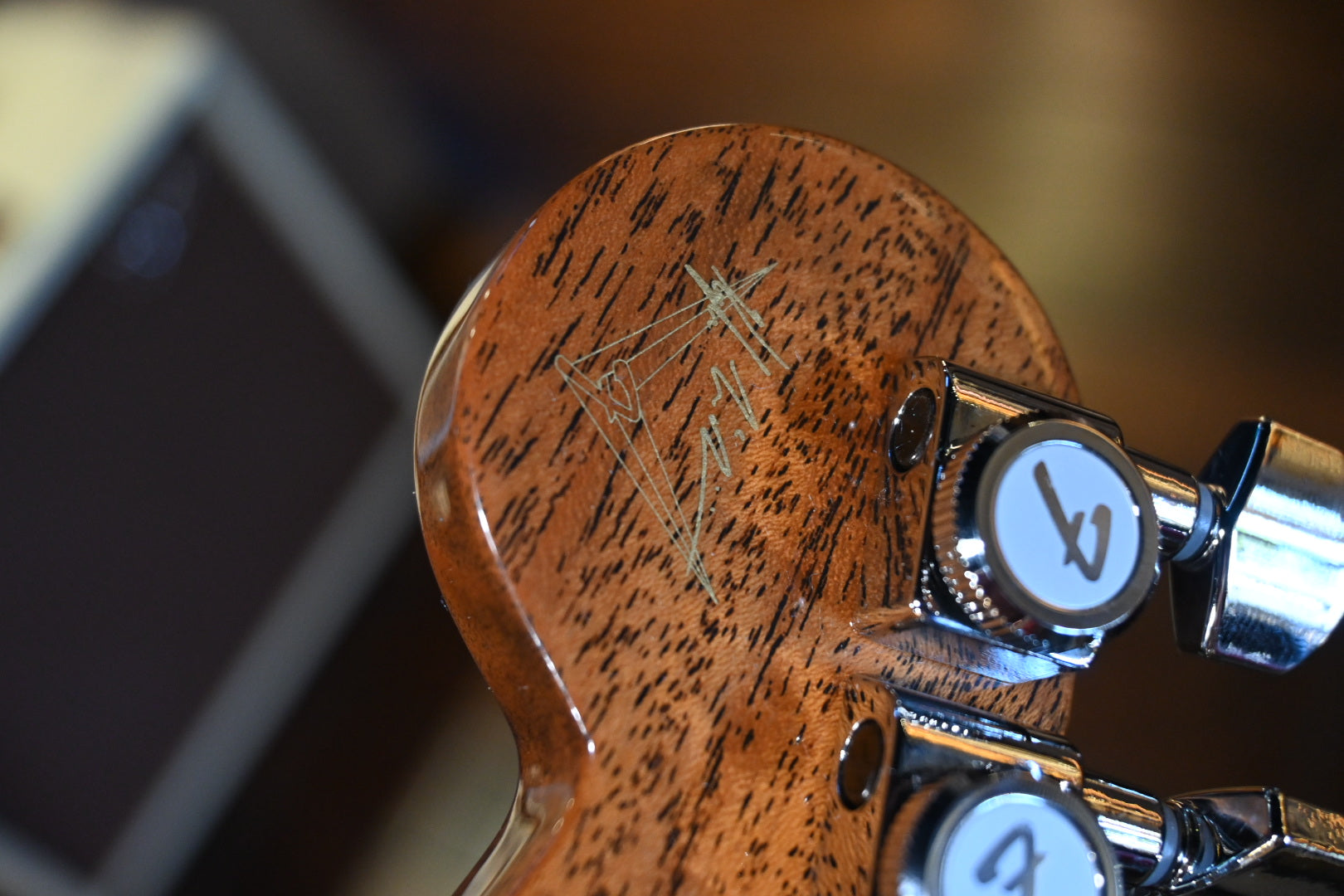Fender Custom Shop Kyle McMillin Masterbuilt Prestige Stratocaster NOS Spalted Maple - Natural Guitar #1379 - Danville Music