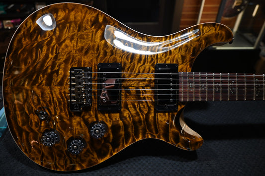 PRS Wood Library DGT 10-Top Quilt - Yellow Tiger Guitar #2070