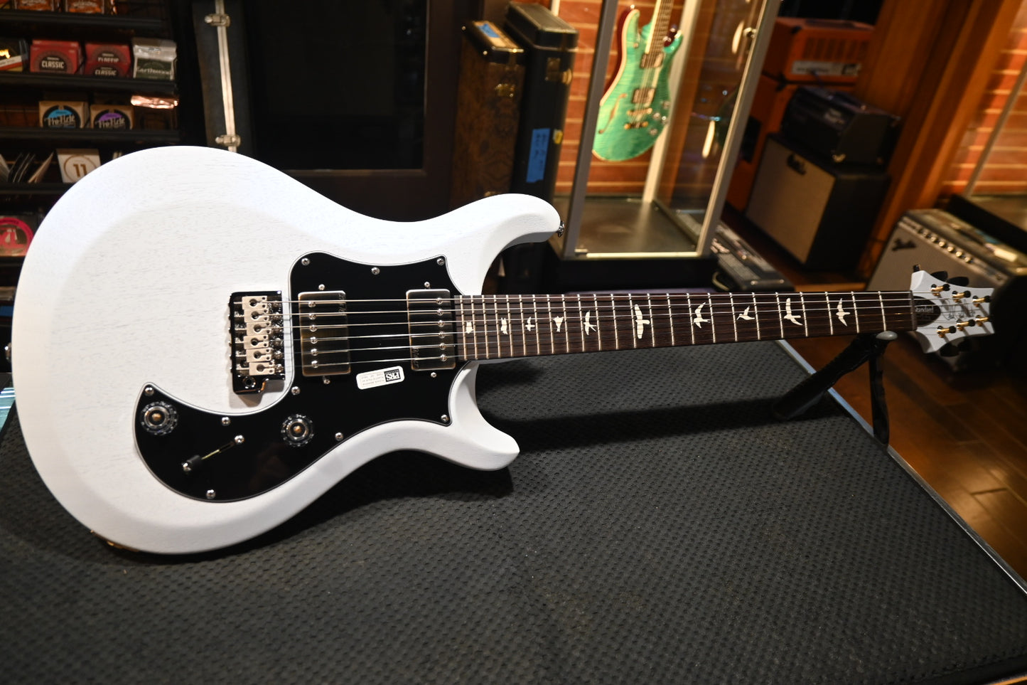 PRS S2 Standard 24 Satin - Pearl White Guitar #2553 - Danville Music