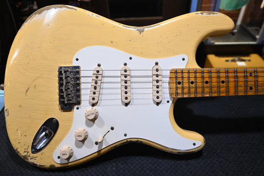 Fender Custom Shop 1956 Stratocaster Relic Heavy Relic 2015 - Nocaster Blonde Guitar #2458