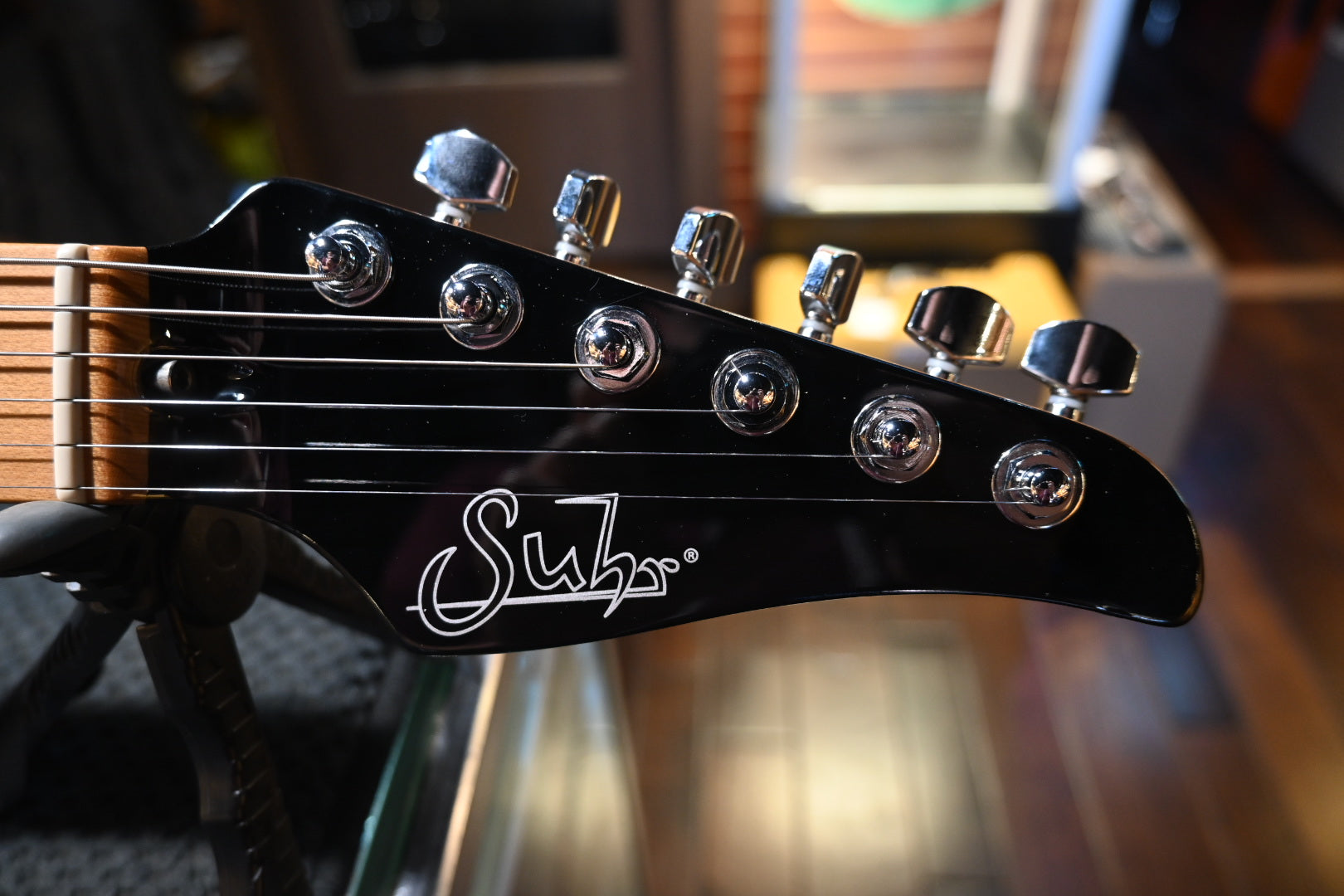 Suhr Modern Plus - Faded Trans Whale Blue Burst Guitar #2119 - Danville Music