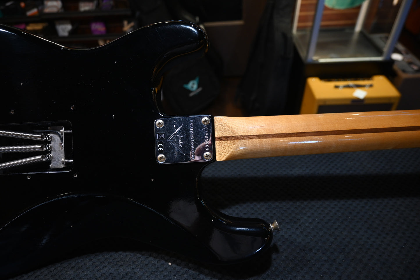 Fender Custom Shop 1955 Stratocaster Journeyman 2025 - Black Guitar #5969 - Danville Music