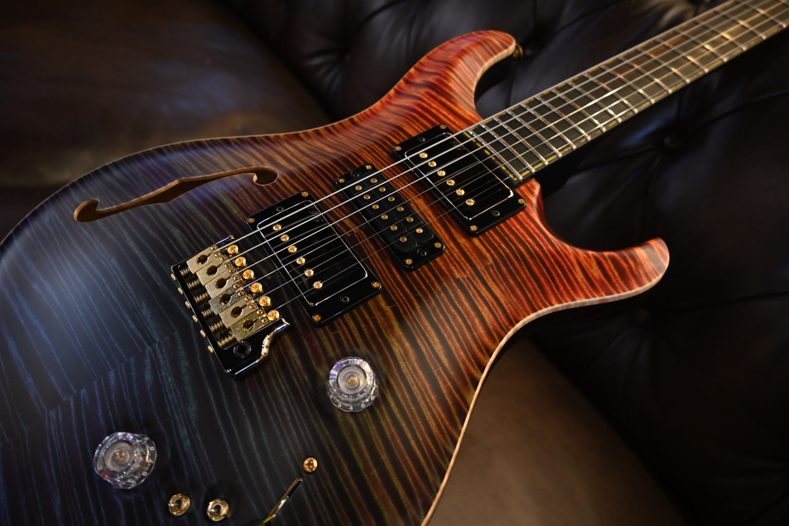 PRS Private Stock Special Semi-Hollow - Zombie Fade Satin Guitar #10776 - Danville Music