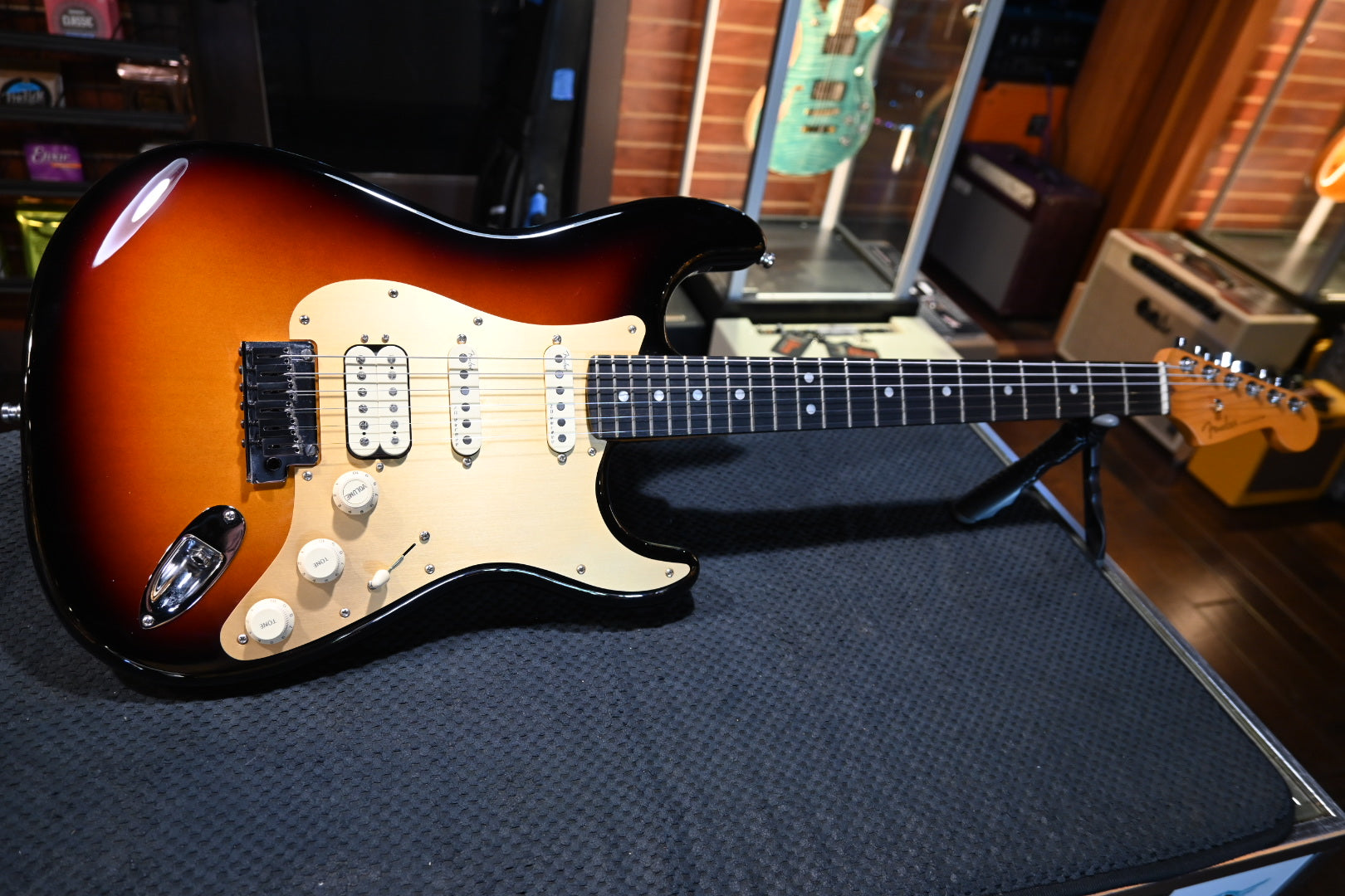 Fender American Ultra II Stratocaster HSS 2024 - 3-Tone Sunburst Guitar #8336 - Danville Music