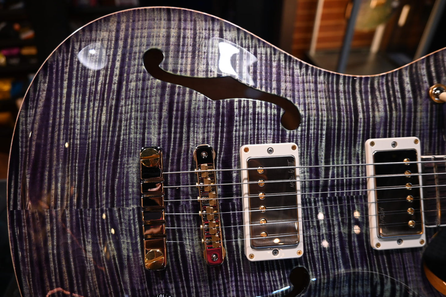 PRS McCarty 594 Hollowbody II 10-Top/Back - Aurora Borealis Guitar #5746