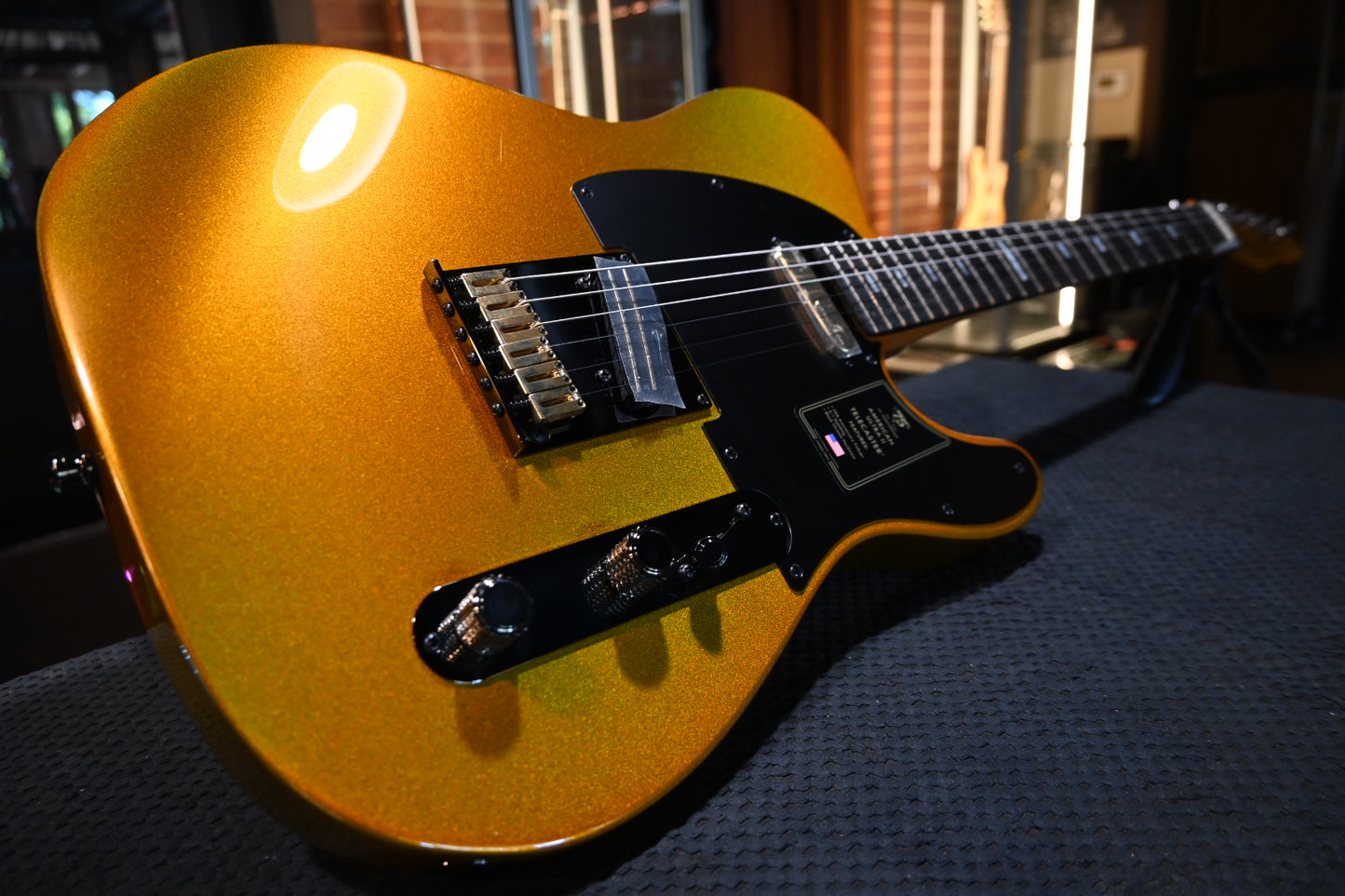 Fender 75th Anniversary American Ultra II Telecaster - Liquid Gold Guitar #8447 - Danville Music
