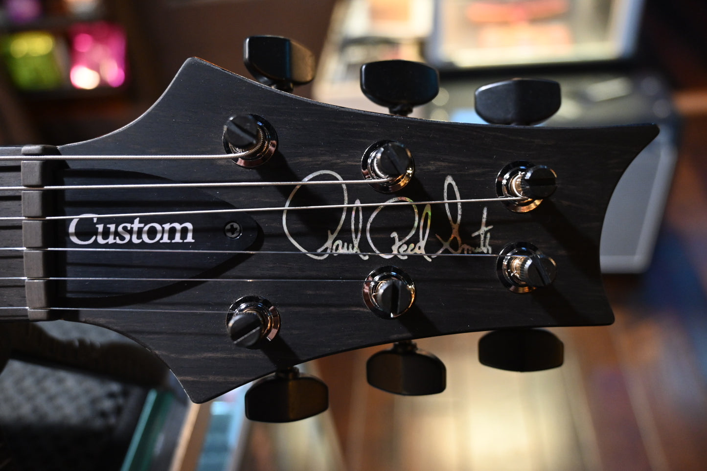 PRS Custom 24 Artist Grade Quilt Top Private Stock Color Limited Edition - Faded Indigo Guitar #5586