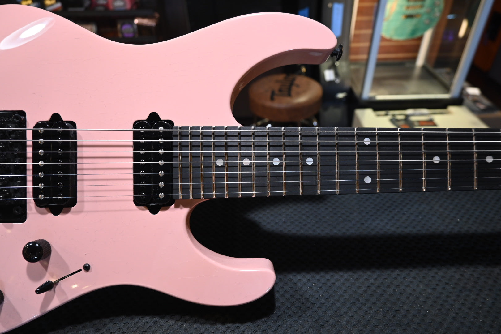 Suhr Modern 7 Antique Floyd - Shell Pink Guitar #1219 - Danville Music