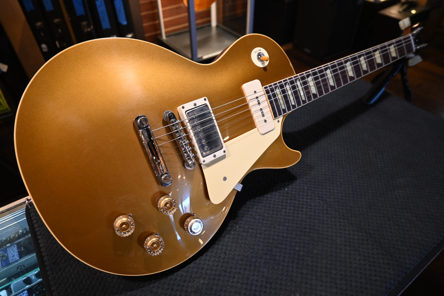 Gibson Custom Shop 1956 Les Paul Standard Reissue Goldtop VOS PSL - Double Gold Guitar #4522