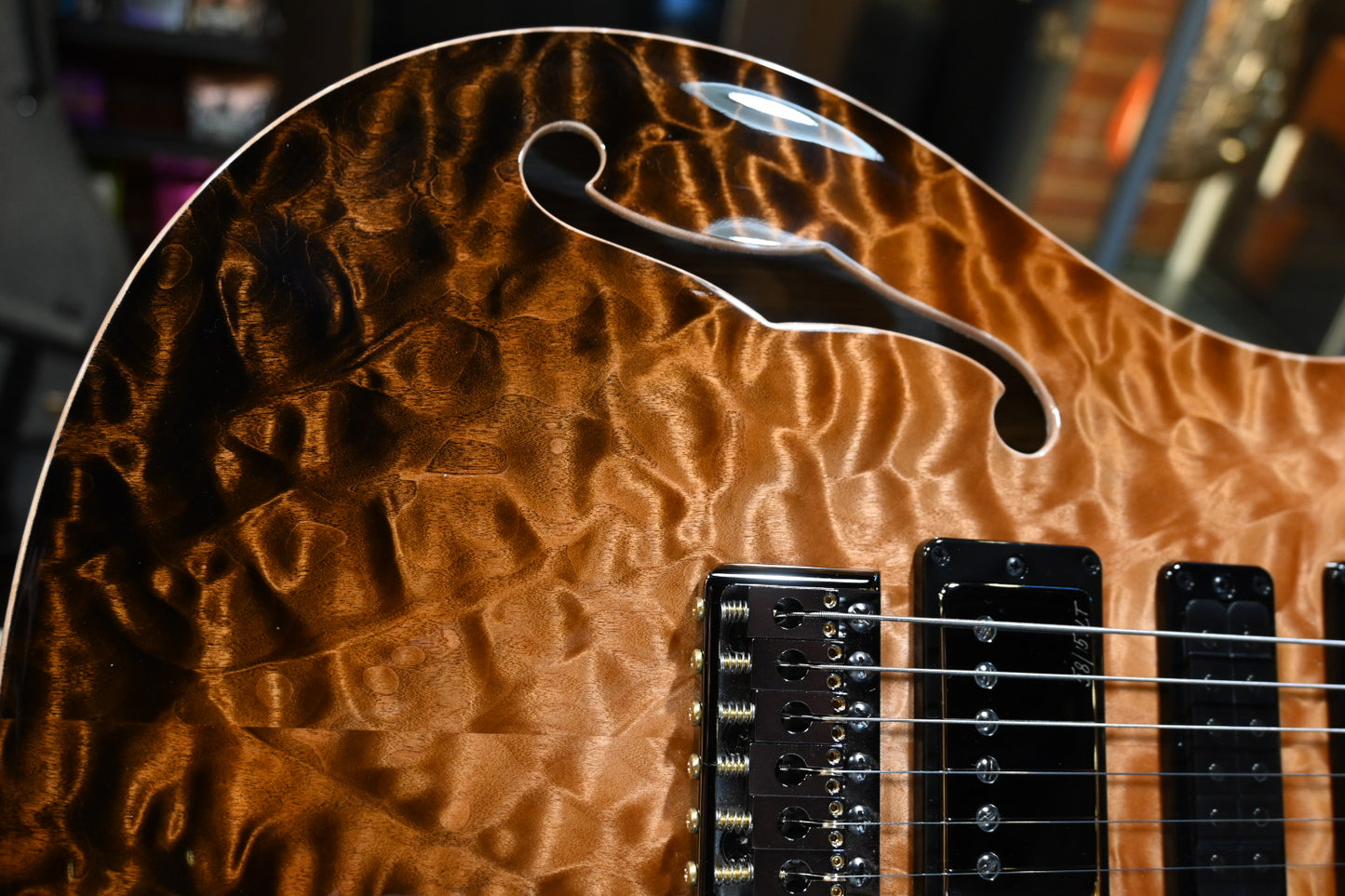 PRS Private Stock Special Semi-Hollow 2024 - Reverse Amaretto Dragon’s Breath Guitar #11257
