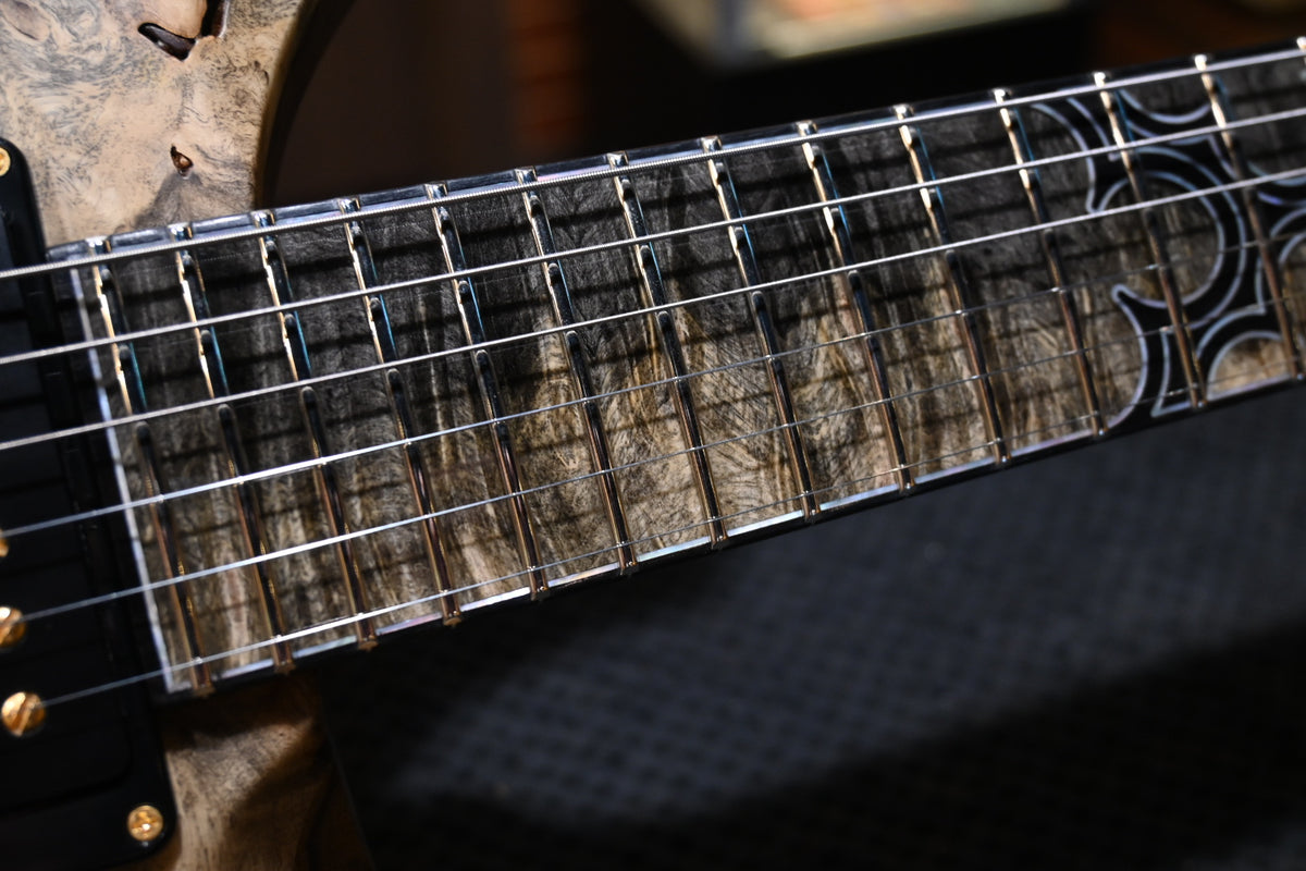 PRS Private Stock Custom 24 Gothic Buckeye Burl - Natural Satin Guitar #12250
