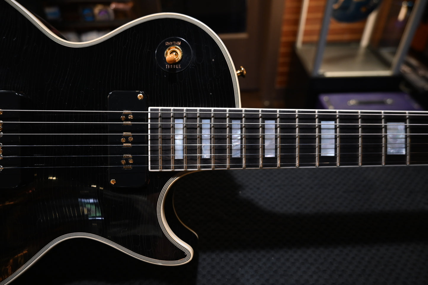 Gibson Custom Shop 1954 Les Paul Custom 2020 Relic - Ebony Guitar #0045