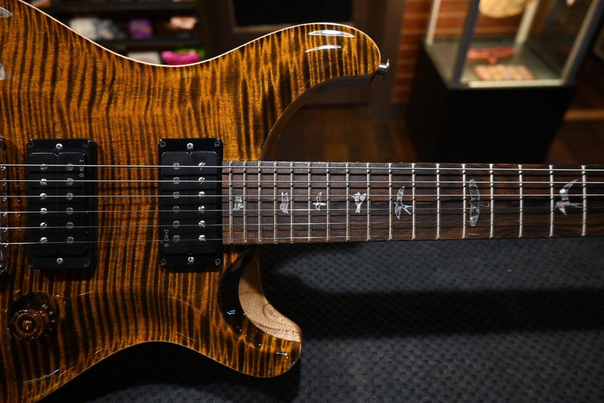 PRS Wood Library Custom 24 Stoptail Limited Edition 10-Top - Tiger Eye Guitar #0239