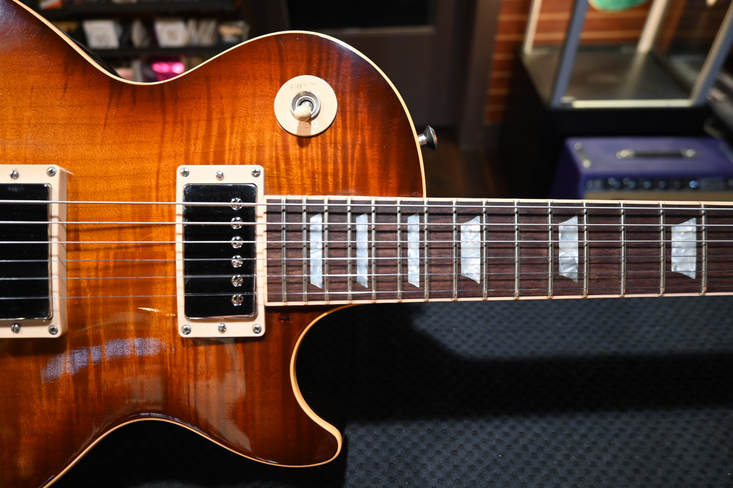 Gibson Les Paul Standard 2002 Tom Holmes Pickups - Iced Tea Guitar #2508 - Danville Music