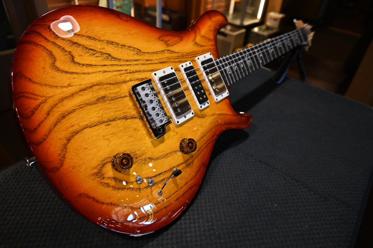PRS Wood Library Swamp Ash Special - Dark Cherry Sunburst Guitar #7363 - Danville Music