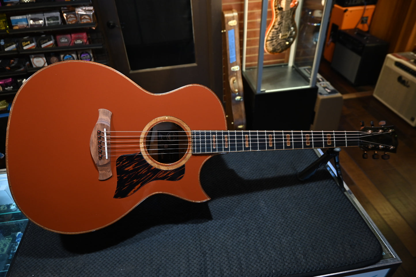 Taylor Custom GA Mahogany/Mahogany Catch #4 - Terra Cotta Guitar #6099