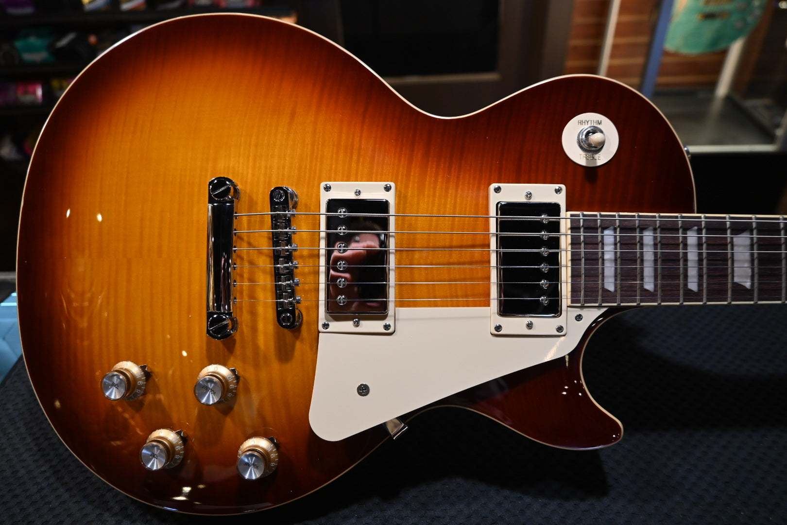 Epiphone Les Paul Standard ‘60s Figured - Iced Tea Burst Guitar #6831 - Danville Music