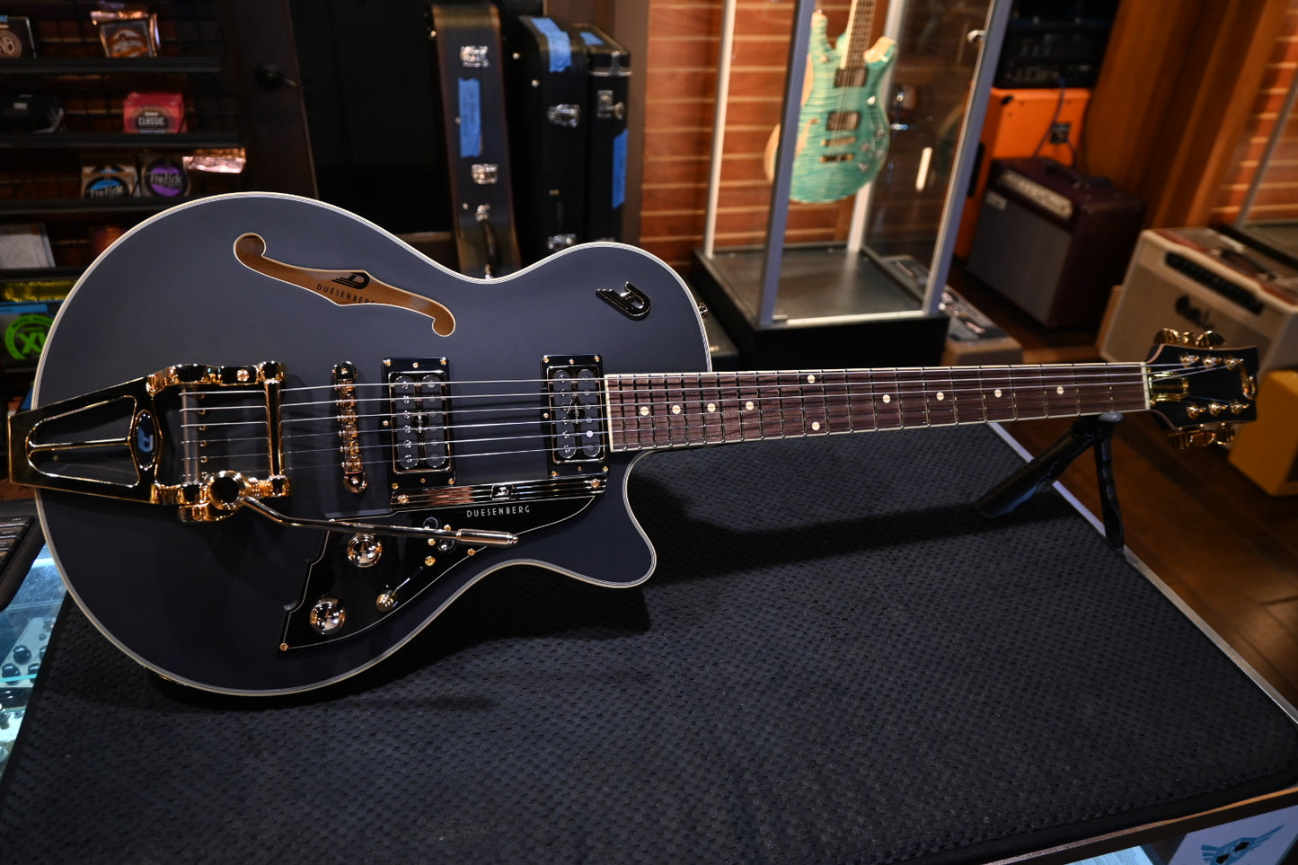 Duesenberg Starplayer TV - Black Velvet Guitar #0715 - Danville Music