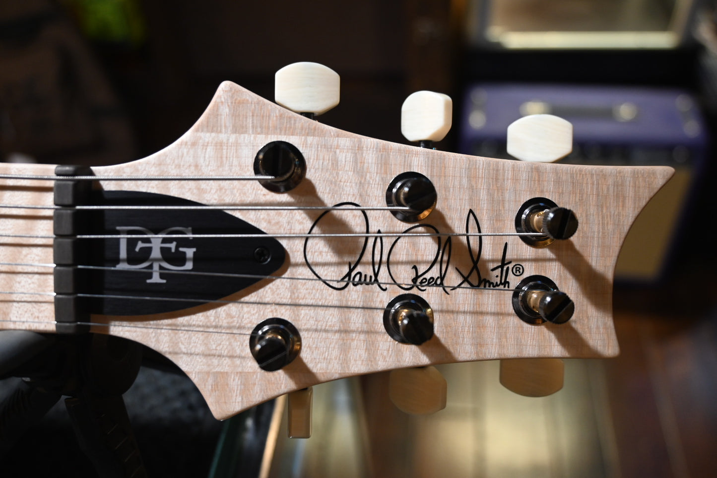 PRS Wood Library DGT 10-Top Quilt - Aquableux Satin Guitar #7758