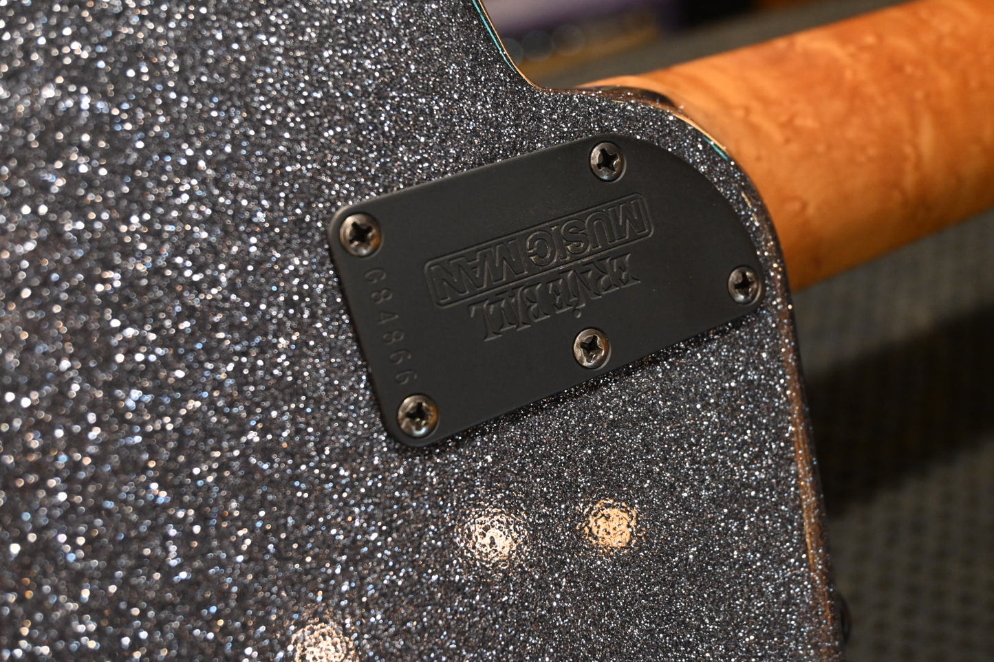 Music Man St. Vincent HH - Charcoal Sparkle Guitar #4866 USED - Danville Music