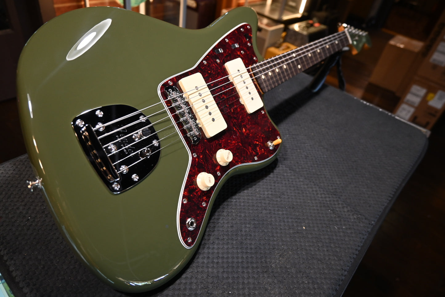 Fender Dealer Exclusive Vintera II ‘50s Jazzmaster - Olive Guitar #1900 - Danville Music