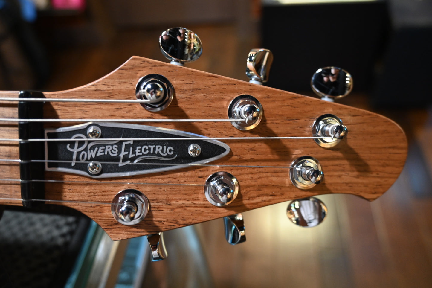 Powers Electric A-Type PF42 Hard Tail - Platinum Metallic Guitar #B425