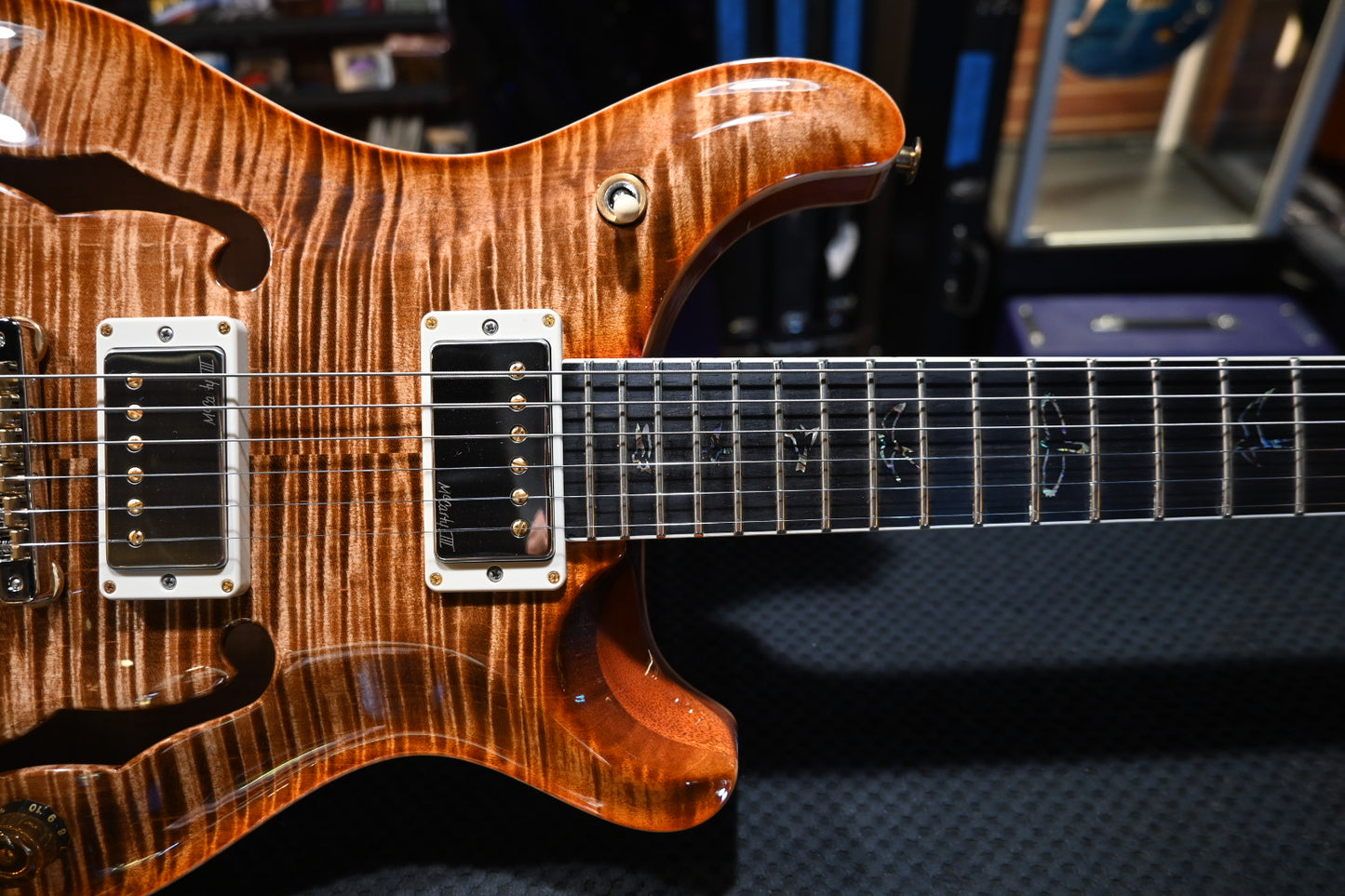 PRS Wood Library McCarty 594 Hollowbody II 10-Top - Autumn Sky Guitar #3510 - Danville Music