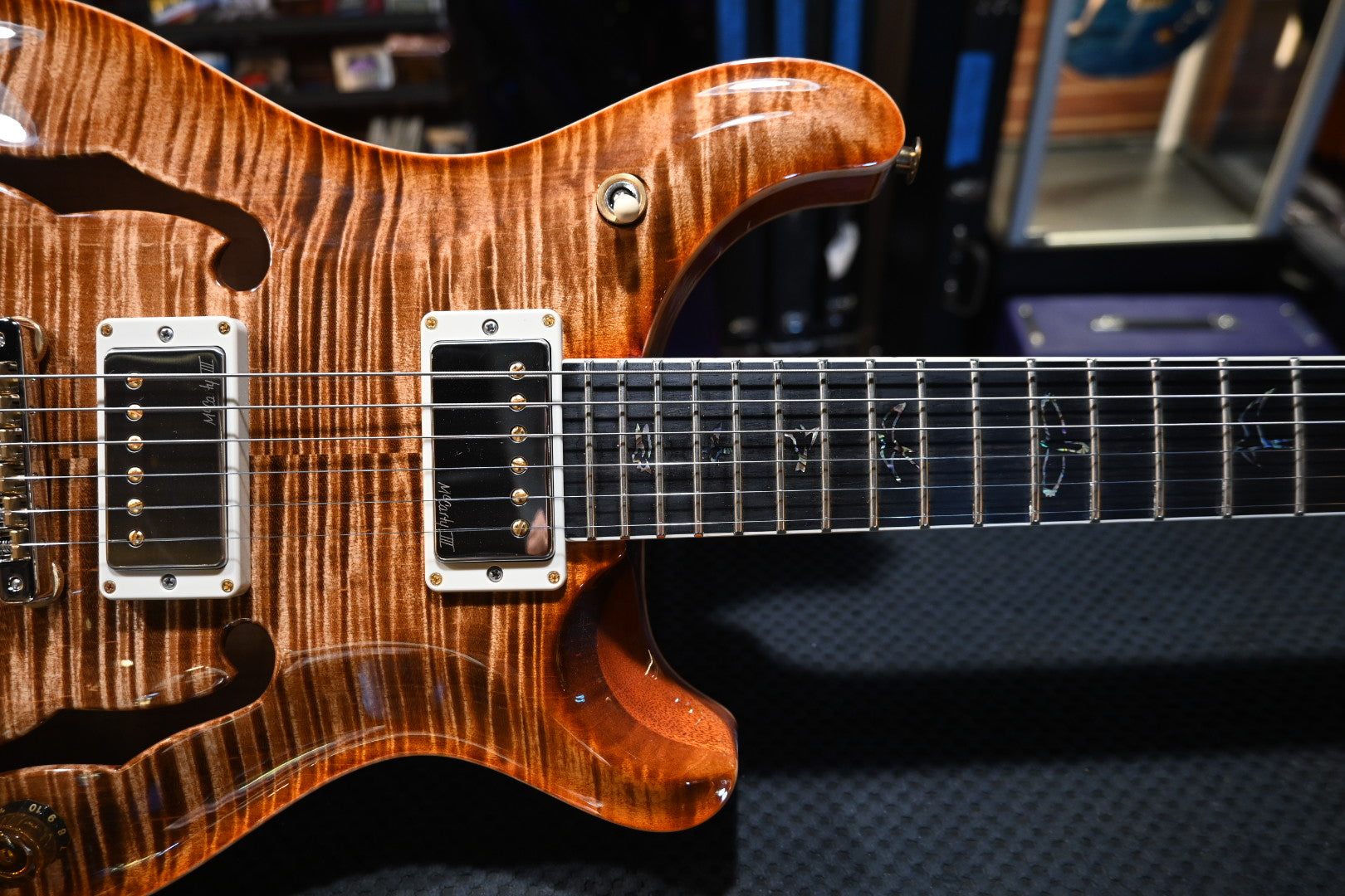 PRS Wood Library McCarty 594 Hollowbody II 10-Top - Autumn Sky Guitar #3510 - Danville Music