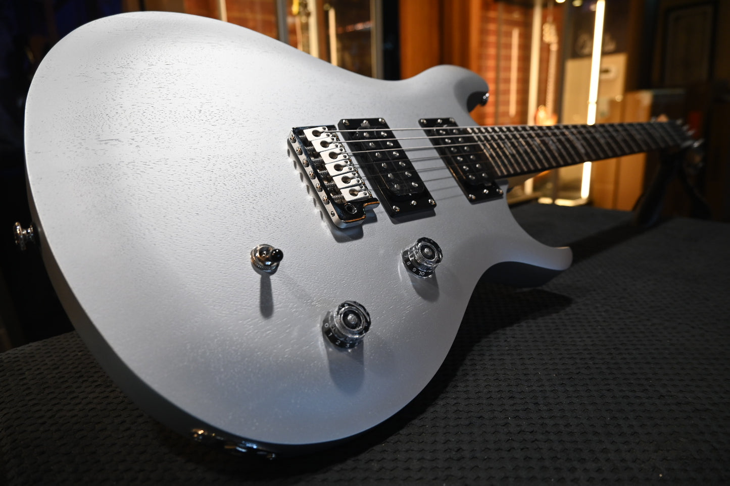 PRS SE CE 24 Standard Satin - Metallic Silver Guitar #2514