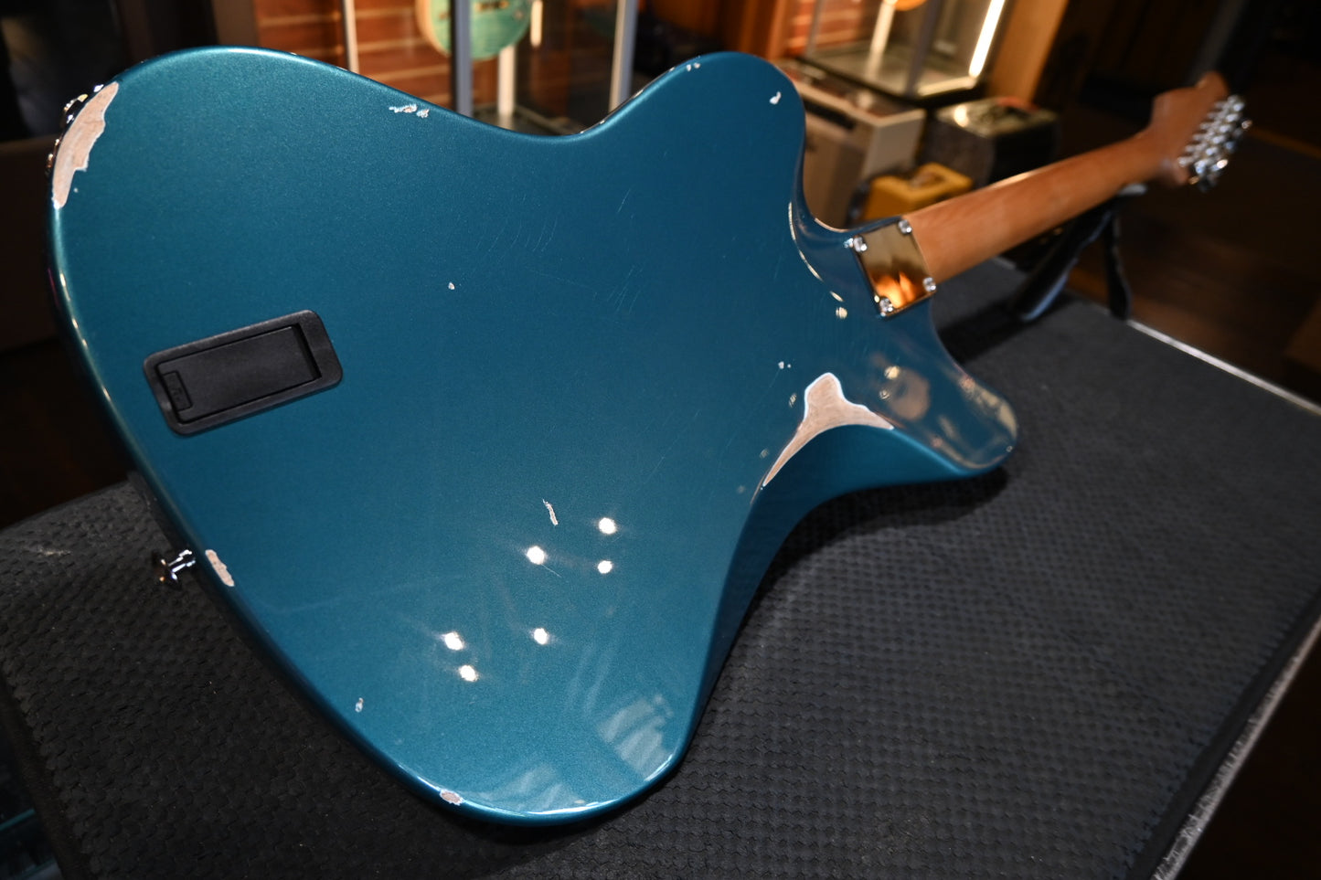 Suhr Classic JM Antique Limited Edition - Ocean Turquoise Metallic Guitar #9493 - Danville Music