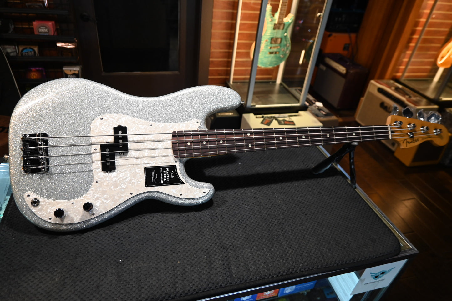 Fender 75th Anniversary Player II Precision Bass - Diamond Dust Sparkle Bass #5477 - Danville Music